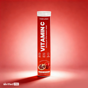 Complément Alimentaire Vitaminique Vitamina Comprimé Effervescent Vitamine C Zinc 1000mg Comprimé Effervescent Orange Rouge - Product Image 5