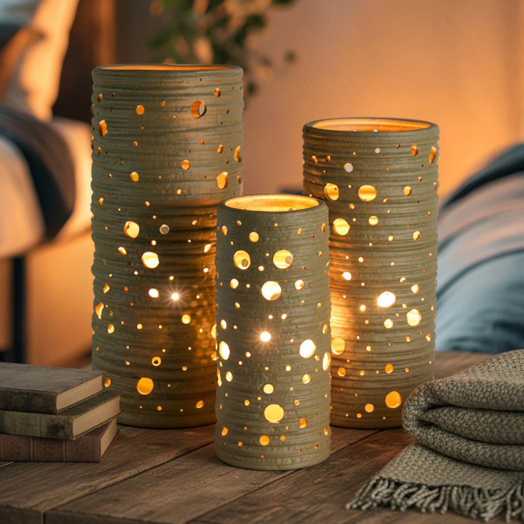 Factory Home Decoration Ceramic Rectangle LED Desk/Table Lamp European Plug-In Warm White Night Light