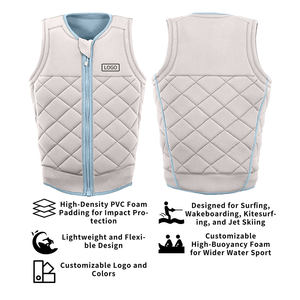 Gilet de sauvetage personnalisé en néoprène pour adultes, léger, résistant aux chocs aquatiques, avec mousse PVC EPE, aide à la flottabilité, pour kiteboard, wakeboard - Product Image 2