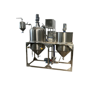 Pequeño 100 kg/h Filtro de aceite comestible Máquina de refinación de aceite comestible purificado Máquina de refinería de almendra de palma pequeña Refinería de aceite comestible - Product Image 6