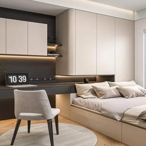 Lit Tatami Rétro Français Sur Mesure, Plateforme de Rangement Silencieuse avec Quincaillerie pour Chambre Familiale <span class=keywords><strong>et</strong></span> Chalet de Vacances - Product Image 1