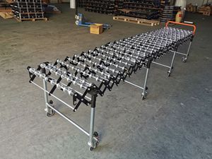 Depo için plastik esnek paten tekerlek konveyör bant sistemi - Product Image 5