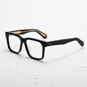 Full Rim Rectangle <b>Eyeglasses</b> <b>Frames</b> Solid Color Anti-Uv Lightweight Vision Correction for Adults Unisex - Product Image 3