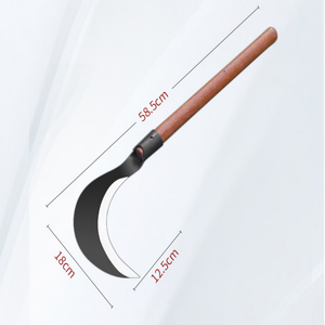 Cuchillo de corte de guadaña, herramienta de granja, segador de maíz, mango largo, guadaña, granja al aire libre, herramienta de deshierbe, acero al manganeso para el hogar - Product Image 3