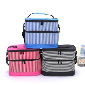 2024 New Arrive Large Capacity Double Layer Insulated Outdoor Cooler <b>Bag</b> <b>Lunch</b> Box <b>Bag</b> - Product Image 2