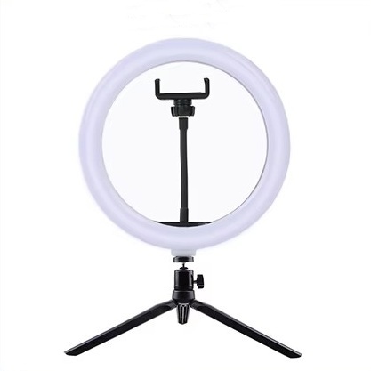 Selfie Ring Light Photography Led Rim of Lamp With Mobile Holder Support Tripod Stand Ringlight for Live Video Streaming