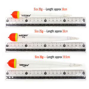 Vente en gros Plastique 20g 25g 35g Cristal <span class=keywords><strong>Brochet</strong></span> <span class=keywords><strong>Flotteur</strong></span> Efficace Pondéré Bobbers pour Saumon Steelhead Shad Accessoires de Pêche - Product Image 2