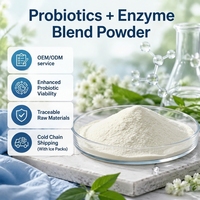 Ingredientes de Suplementos Dietéticos, Mezcla de Probióticos y Enzimas en Polvo, Lactobacillus Plantarum CCFM1143 con Cuajo Microbiano a Granel
