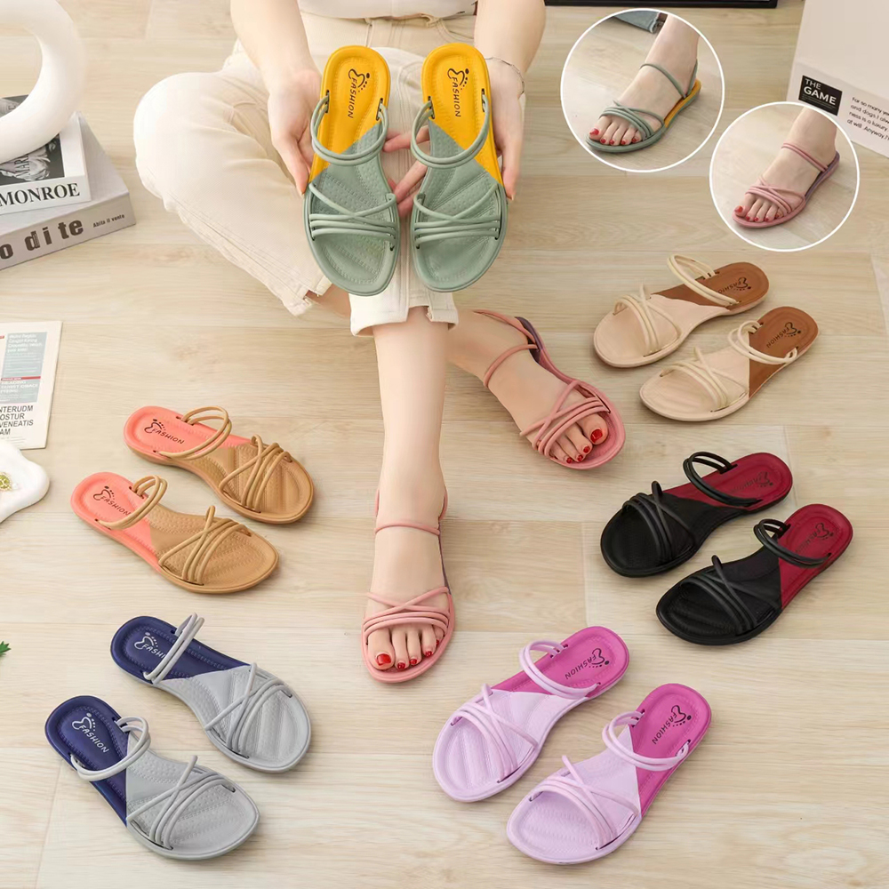 Ladies Slippers New Chappal Designs 2018 Flip Flops Beach Vacation