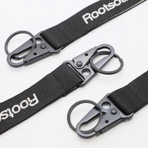 Wholesale Custom Jacquard Keychain <b>Lanyard</b> Tactical Style <b>Polyester</b> Wrist Strap for Streetwear Brand Promotional Swag - Product Image 3