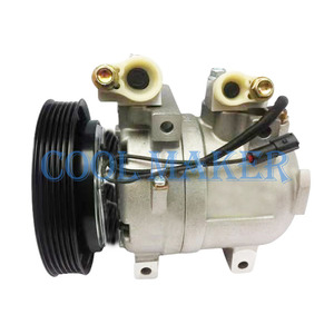 Compresseur de climatisation DKV14C pour <span class=keywords><strong>Daewoo</strong></span> <span class=keywords><strong>Musso</strong></span>/<span class=keywords><strong>Ssangyong</strong></span> Korando <span class=keywords><strong>Musso</strong></span> 6611303115 506021-2700 5060212700 6611303615 6611303110 6641202115 - Product Image 1