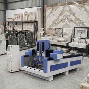 Machine de gravure CNC à double tête Supercnc pour marbre, porcelaine, céramique, pierres tombales, lettres 3D, avec moteur Leadshine758 5.5KW - Product Image 5