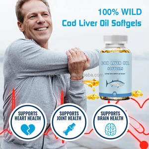 Ausreson Private Label omega 3 Aceite de pescado Halal Aceite de hígado de bacalao Softgel Cápsula 1000mg Aceite de hígado de bacalao Softgel - Product Image 2