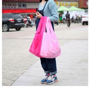 Logo Customized <b>Foldaway</b> Storage Grocery <b>Bag</b> Wallet Eco-friendly Shopping <b>Bag</b> With Zipper - Product Image 1