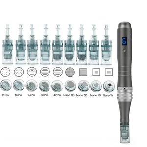 M8 מחטים microblading עבור mts קעקוע מחסנית מחסנית חינם לדוגמה חלקי חילוף חד פעמי גבות אמנות גוף - Product Image 3