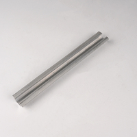 Perfil de Aluminio Semicircular Serie 6000, Última Tecnología T6, Extruido, Anodizado, para Corte, Doblado y Soldadura para Vitrinas