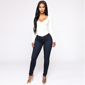S-6XL <span class=keywords><strong>Jeans</strong></span> attillati <span class=keywords><strong>Super</strong></span> elasticizzati da donna - Product Image 3