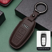 Étuis et pochettes pour clés en cuir véritable de vache Audi pour A3/A4/A6/A6L/A7/A8/Q2/Q3/Q5L/Q7