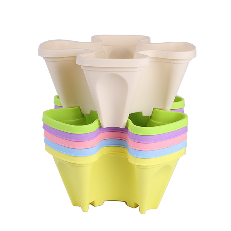 Best Seller Garden Stackable Flower Pot Vertical Strawberry Stacking Flower Pot
