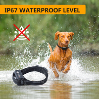 PaiPaitek 1000m reichweite IP67 wasserdichte kragen elektrische hund schock ausbildung kragen mit Fernbedienung Pet Kragen Ausbildung hund