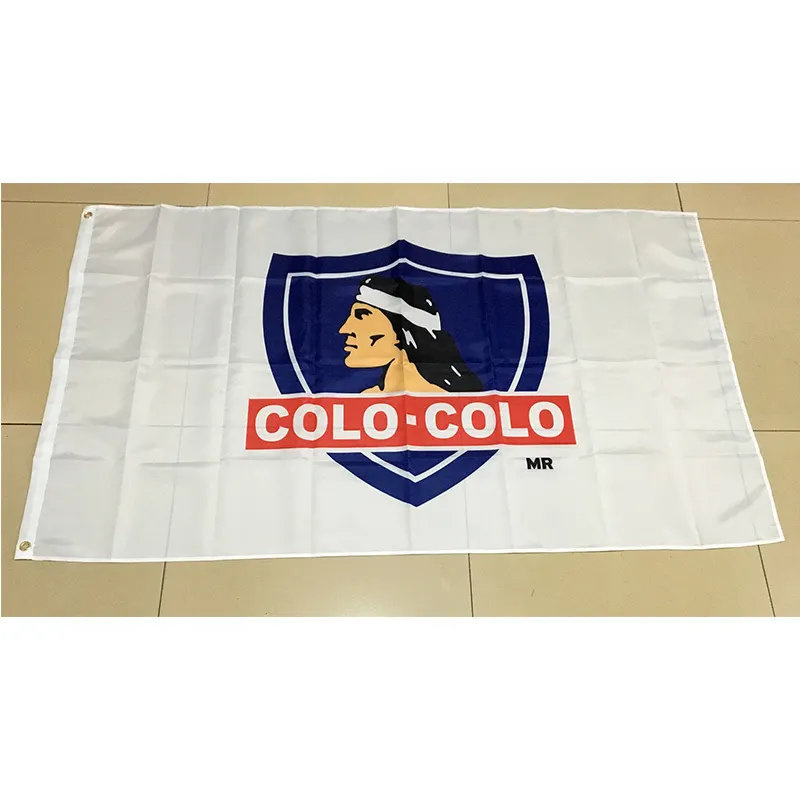 Chile Club Social y Deportivo Colo-Colo 3ft*5ft (90*150cm) Size Christmas Decorations for Home Flag Banner Gifts