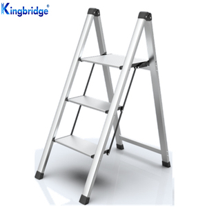 2/3/4 bước nhôm hiện đại gấp thang gia đình với tay vịn anodize hoàn thành mở rộng nền tảng chống trượt pattens nhẹ - Product Image 3