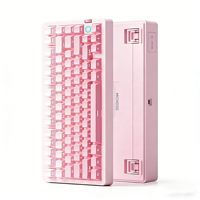 Clavier mécanique personnalisé MCHOSE G75 V2 avec rétroéclairage RGB, interface Type-C, touches programmables, troisième examen simulé, 75 touches pour le jeu