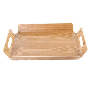 ถาดไม้แอชพร้อมหูจับสำหรับเสิร์ฟเค้กและขนมอบ - Product Image 3