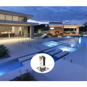 Balustrade moderne sans cadre garde-corps en verre 10-12mm piscine clôture en verre pont 316 Duplex 2205 acier inoxydable verre piscine <span class=keywords><strong>Spig</strong></span> - Product Image 4