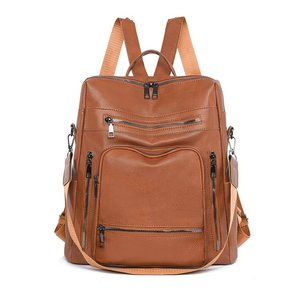 2025 mochila De moda para mujer, bolso De cuero De lujo, bolsos De hombro individuales para niñas, mochila impermeable, Bolsos De Cuero - Product Image 1