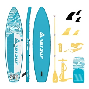 Planche de <span class=keywords><strong>paddle</strong></span> <span class=keywords><strong>gonflable</strong></span> Drop Stitch DWF 11'x33"x6" 320L en fibre de carbone, certifiée CE EN ISO, personnalisable, vente en gros - Product Image 1