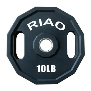Fitnessapparatuur Oefening Fitness 12 Side Discs Barbell Rubber Cpu Gewicht Plaat Discs Set