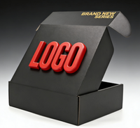 Boîte cadeau de luxe personnalisée en carton ondulé pliable en forme d'avion pour baguettes, gâteaux et beignets, avec logo et papier mat gaufré