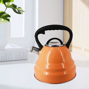 Bouilloire sifflante pour cuisinière, bouilloire à gaz chirurgicale 3,5 L en acier inoxydable avec poignée ergonomique pour cuisinière - Product Image 1