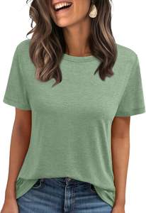 Tops de entrenamiento de punto con patrón sólido de talla grande para mujer, trajes informales ecológicos de manga larga para vacaciones en la playa, verano 2025 - Product Image 5