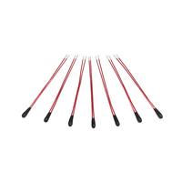 Thermomètre à fil émaillé de haute précision, capteur thermistance double fil 10K 1% 20MM, fil émaillé série TS