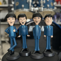 Figurine en résine de haute qualité, classique et nostalgique, de la série « Les Beatles », figurine musicale en résine pour la décoration de la maison