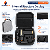 Sac de rangement personnalisé pour pistolet de massage portable, protection d'équipement portable, service de production directe d'usine, étui de rangement EVA