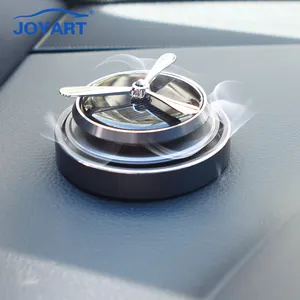 Best selling product Luxury essential oil diffuser car aromatherapy air Purifier smart rotating solar car air Freshener