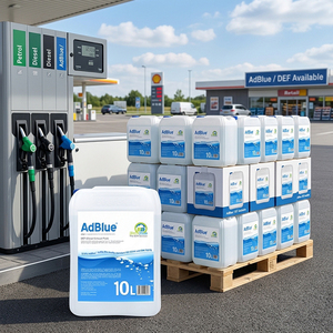 Solution d'urée aqueuse <span class=keywords><strong>AdBlue</strong></span> 32% Everblue certifiée VDA, fabriquée en Chine, <span class=keywords><strong>10L</strong></span>, bleue, pour moteurs diesel, avec tube intégré - Product Image 2