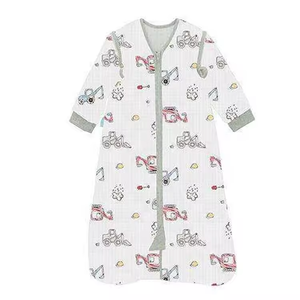 Sac de couchage en coton bambou durable imprimé sur mesure en gros sac de couchage confortable et biologique pour tout-petit avec fermeture éclair pour l'<span class=keywords><strong>hiver</strong></span> - Product Image 4