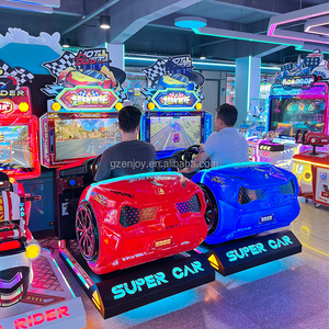 Simulateur de conduite automobile, machine de <span class=keywords><strong>jeu</strong></span> d'amusement, simulateur de <span class=keywords><strong>voiture</strong></span> en métal à pièces pour enfants, machine d'amusement pour FEC, vente en gros - Product Image 6