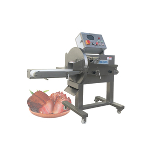 Trancheuse à viande cuite de type convoyeur DARIBO |   pour le traitement du Char Siu/oreilles de porc/tripe de bœuf - Product Image 1