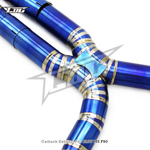 Tubo de escape de titanio COC para BMW M5 F90 G90 <span class=keywords><strong>M8</strong></span> <span class=keywords><strong>M850i</strong></span> 4,4 T 2018-2023 OEM Valvetronic sistema de escape Catback - Product Image 2