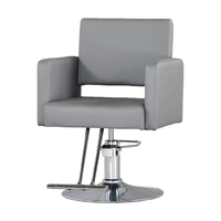 Fauteuil de Barbier Ergonomique Haut de Gamme en Cuir PU pour Salon de Coiffure, Chaise de Coiffage Hydraulique pour Salon de Beauté, Coupe de Cheveux, Permanente, Teinture, et Salon de Détente