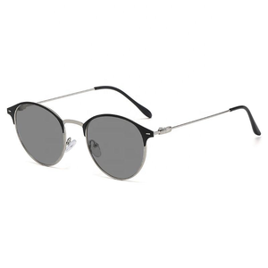 Polarized TAC Lenses Full Rim Metal Frame <b>Sunglasses</b> Brown/Gray Colors UV400 Protection Unisex Driving Fashion Trendy - Product Image 5