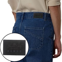 Étiquettes et Écussons en Cuir Véritable de Haute Qualité Personnalisés avec Logo TPU Gaufré pour Jeans