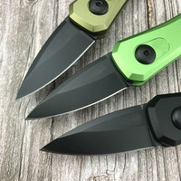 Couteau pliant miniature KS 7500, lame en acier 8Cr13Mov, manche en alliage d'aluminium, couteau de survie tactique pour le camping en plein air, EDC, chasse