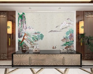Papiers peints muraux Décor Mural Chambre à coucher Fond Broderie Chinoiserie Et Soie Chinoise <span class=keywords><strong>Papier</strong></span> <span class=keywords><strong>Peint</strong></span> <span class=keywords><strong>fresque</strong></span> Décoration Maison - Product Image 4