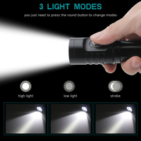 Lampe de plongée LED Boruit IPX8 étanche, super lumineuse, LED sous-marine 80M, lampes de plongée professionnelles
